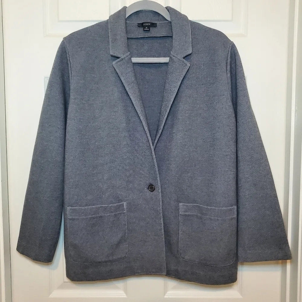 J.Crew Knit Ponte Blazer Sz M